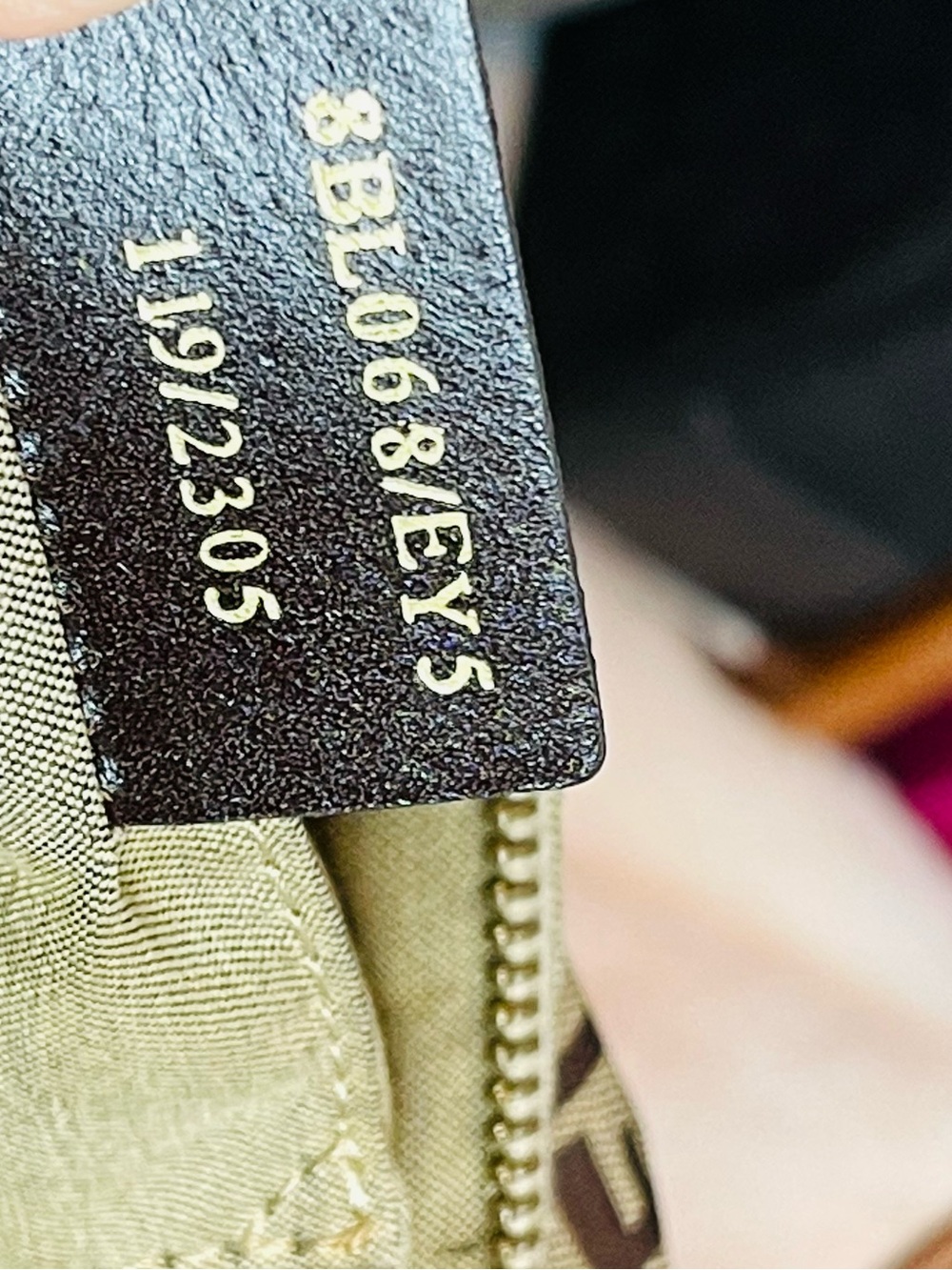 Fendi Authentic Brown Zucca Canvas Satchel with Red Leather Trim - Picture 11 of 15